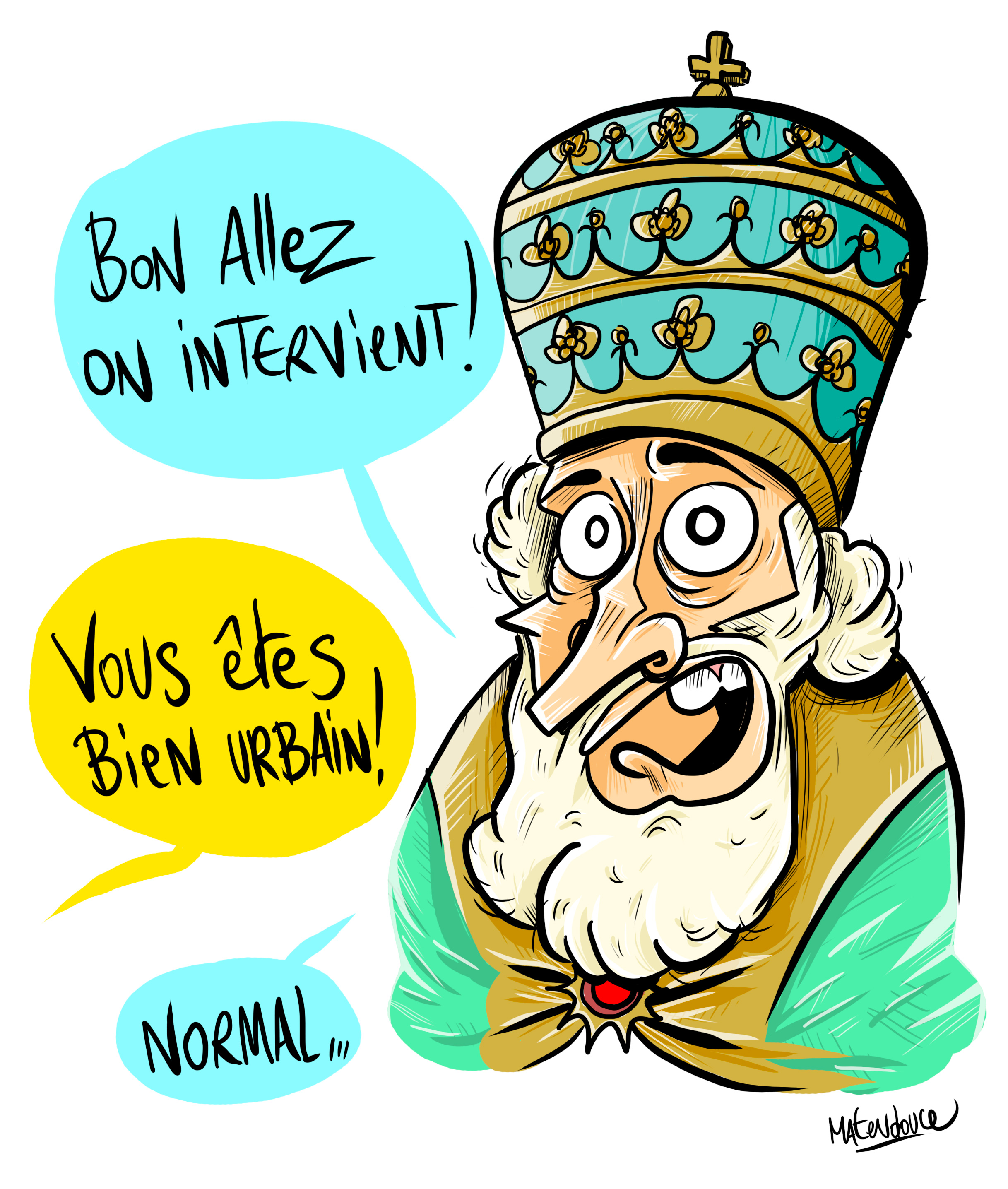 Cannibalisme et le pape Urbain