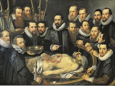 Michiel Jansz van Mierevelt (1617) Lección de Anatomía del Dr. Willem van der Meer